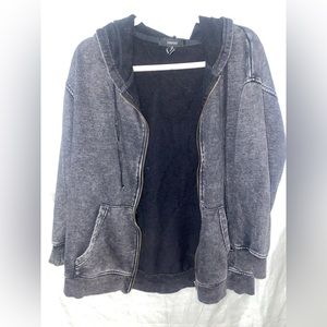 Forever 21 zip up jacket M